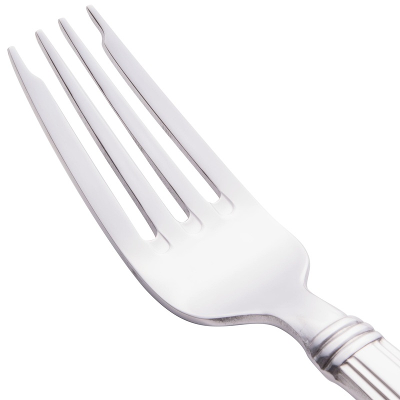 World Tableware 977 038 Slate 7 1/8″ 18/0 Stainless Steel Heavy Weight Salad Fork – 12/Pack