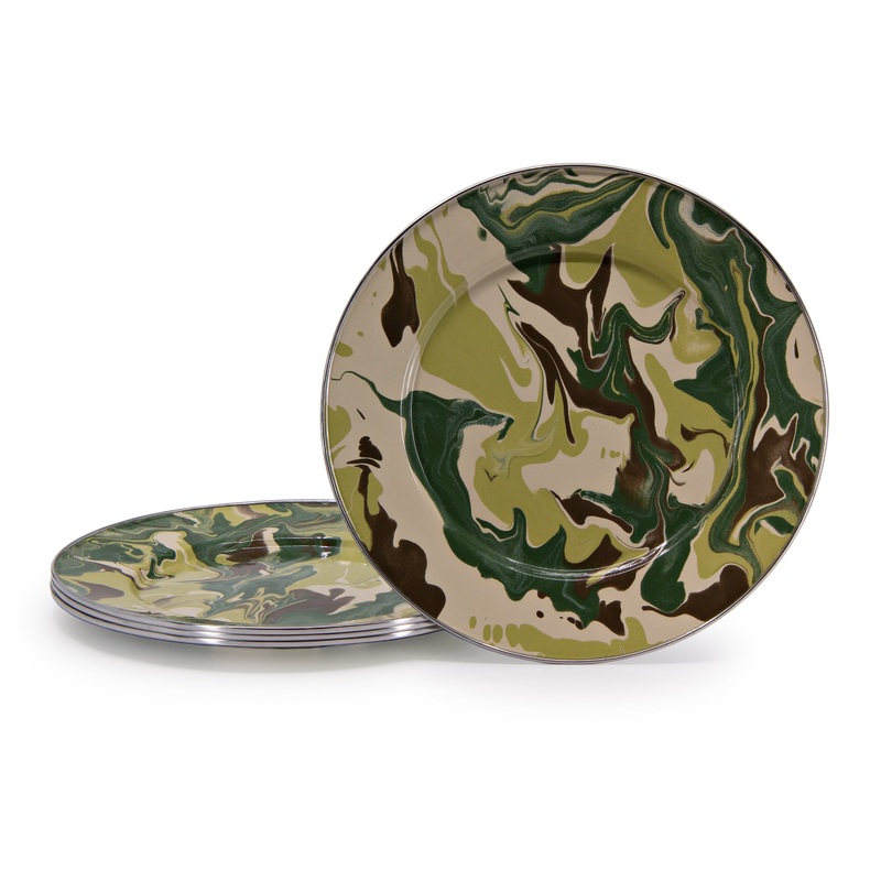 Camouflage Dinner Plates – Set of 4