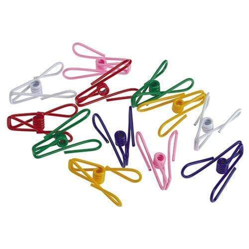 Progressive Assorted Wire Clips (Set Of 12)