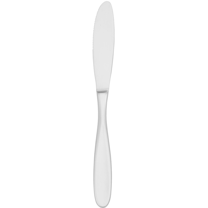 Walco 2045 Modernaire 8 13/16″ 18/10 Stainless Steel Extra Heavy Weight Dinner Knife – 12/Pack