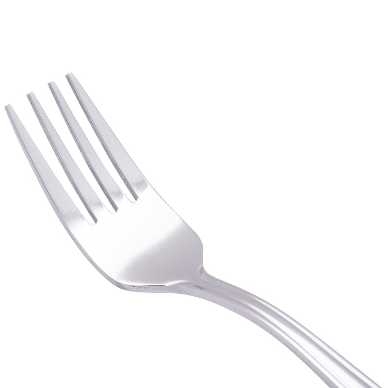 World Tableware 129 038 Reflections 6 1/2″ 18/0 Stainless Steel Heavy Weight Salad Fork – 12/Pack
