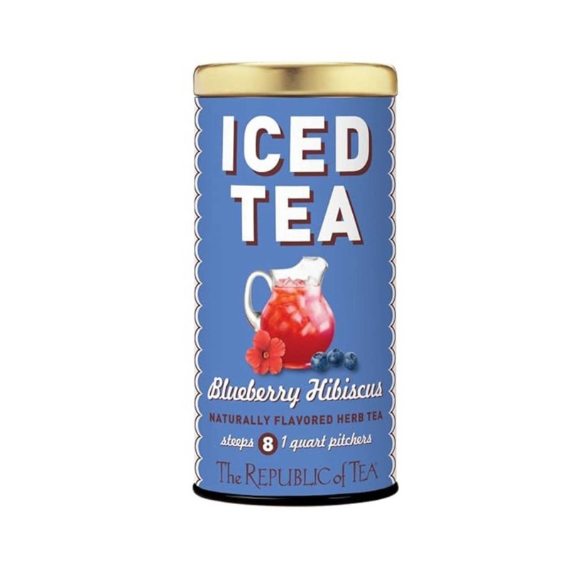 Blueberry Hibiscus Iced Tea