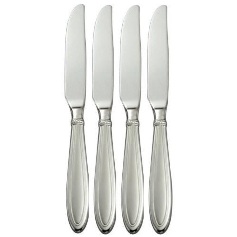Oneida Divani Set of 4 Dinner Knives Quality 18/10 Stainless