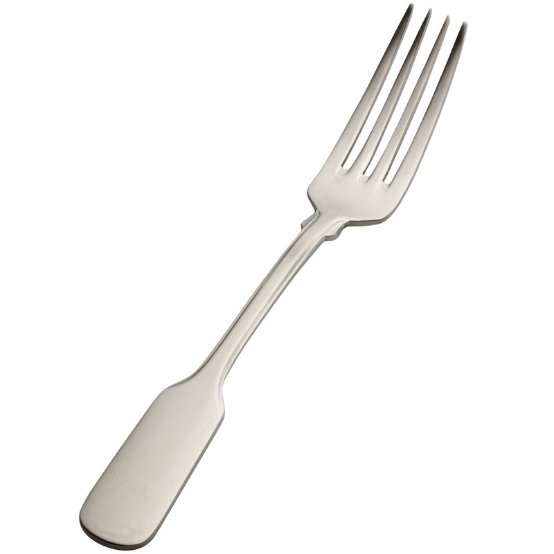 Bon Chef S1905 Liberty 7 3/4″ 18/10 Stainless Steel Dinner Fork – 12/Pack