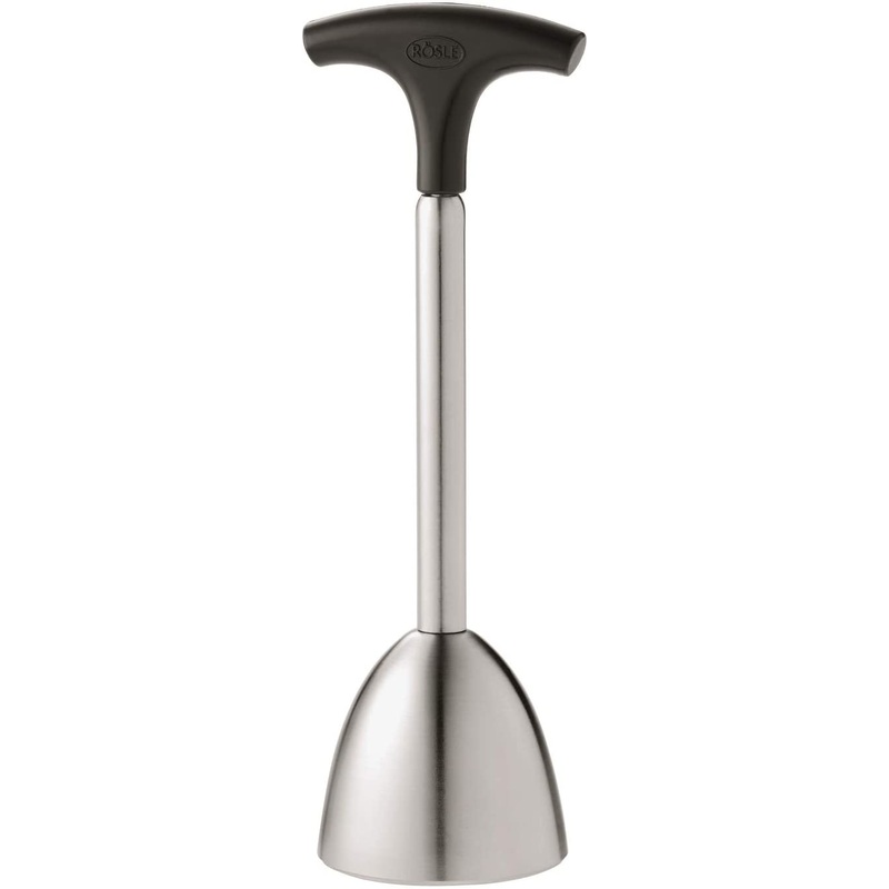 Rsle Stainless Steel Egg Topper w/Silicone Handle