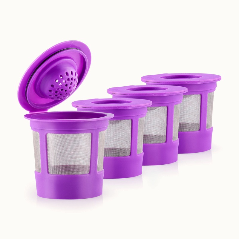 Zulay Reusable K Cups Coffee Filters 4 Pack