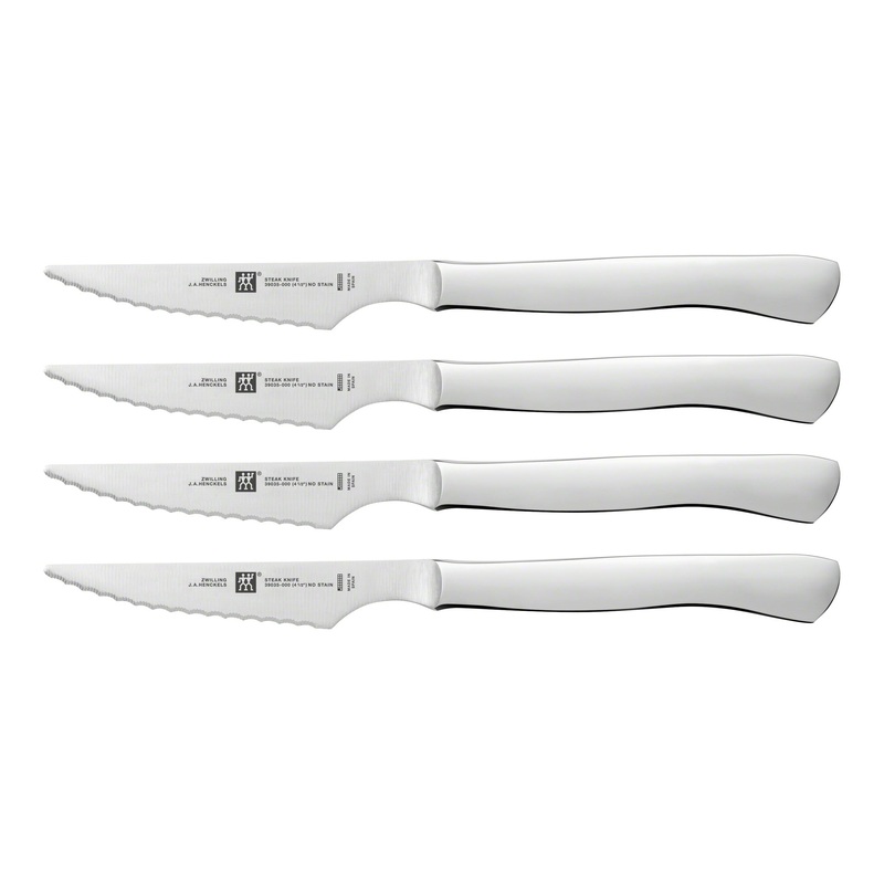 Zwilling J.A. Henckels 4-Pc Stainless Steel Serrated Steak Knife Set