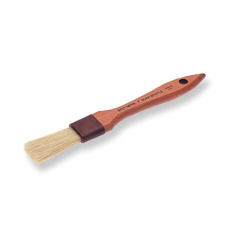 Best Pastry Brush 1″ Flat Boar Bristle