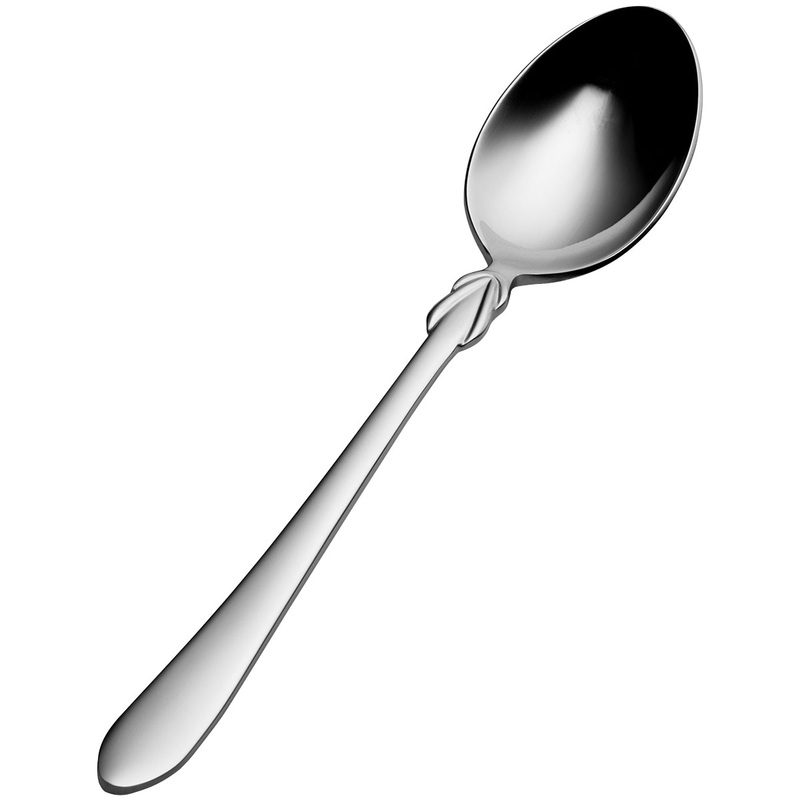 Bon Chef S2300 Forever 6 3/8″ 18/10 Stainless Steel Extra Heavy Weight Teaspoon – 12/Pack
