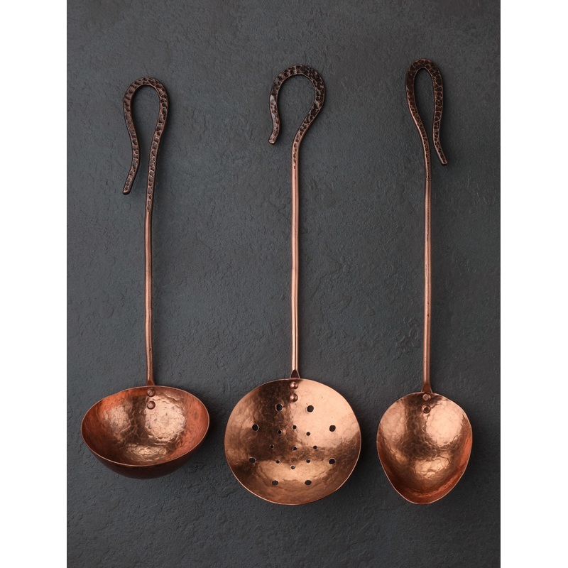 Copper Serving Utensil Set