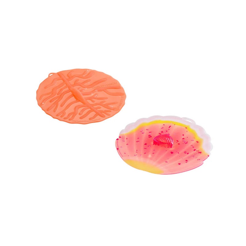 Coral / Shell Drink Covers by Charles Viancin