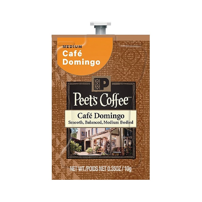 Flavia Peet’s Caf Domingo Medium Roast Coffee Freshpacks (Case of 72)