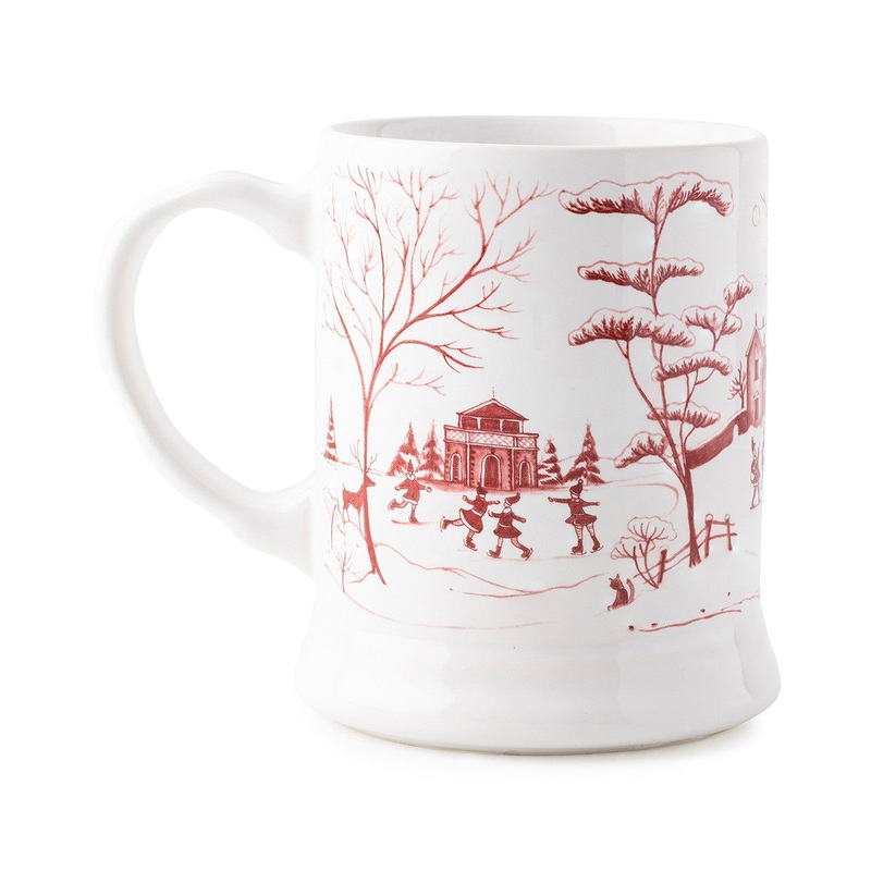 Juliska Country Estate Winter Frolic Ruby Mug
