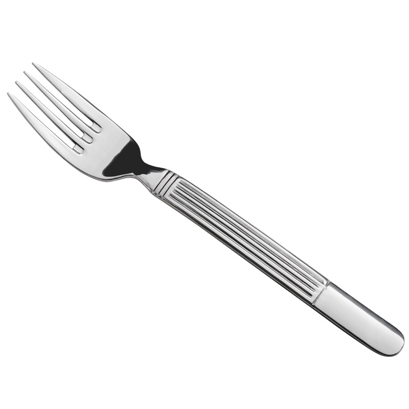 Oneida B986FEUF Athena 7 7/8″ 18/0 Stainless Steel Heavy Weight European Table Fork – 12/Pack