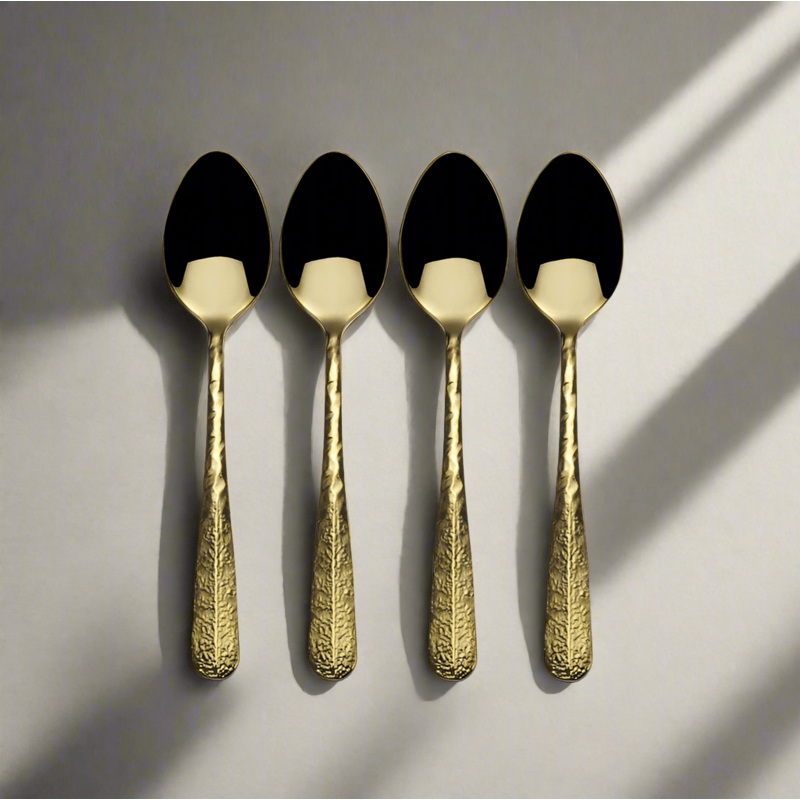 Sable Gold Set of 4 Mini Coffee Spoons
