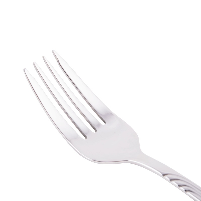 World Tableware 980 038 Neptune 6 7/8″ 18/8 Stainless Steel Extra Heavy Weight Salad Fork – 12/Pack