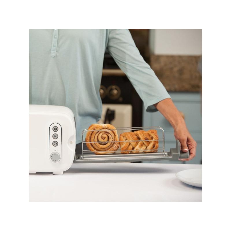 BergHOFF Seren 2Pc Side Loading Toaster with White/Cream Panel