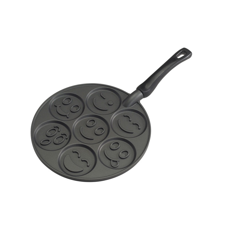 Nordic Ware Cast Aluminum Smiley Face Pancake Pan