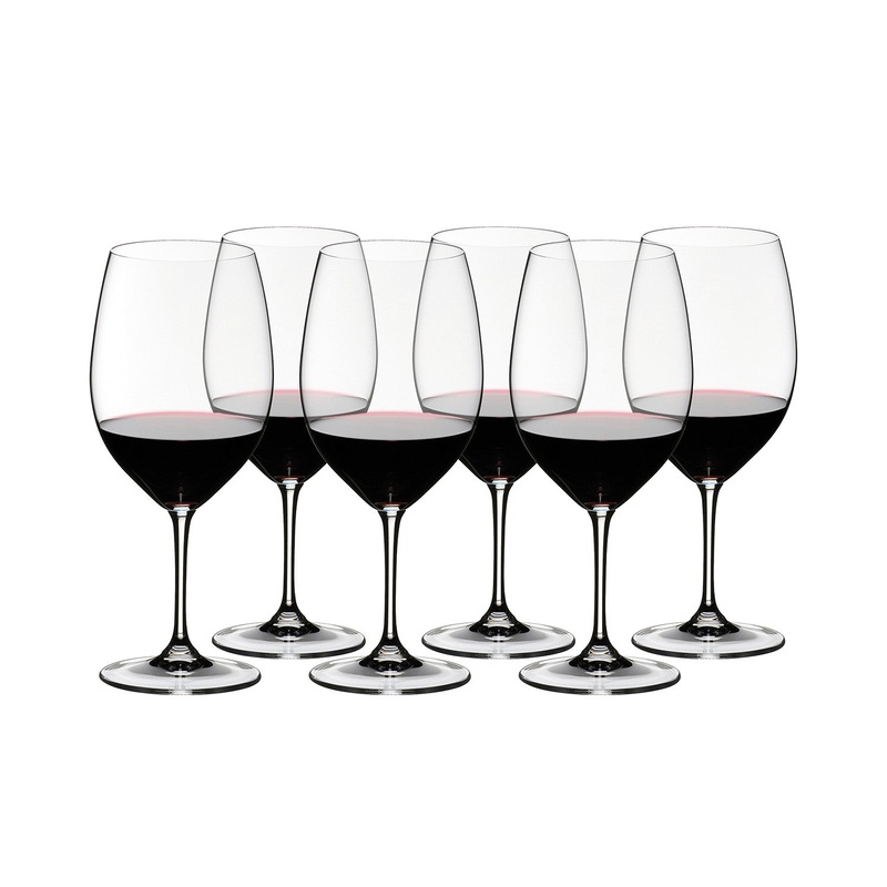 Riedel Vinum Cabernet Sauvignon/Merlot Glass Set, Buy 6 Get 8