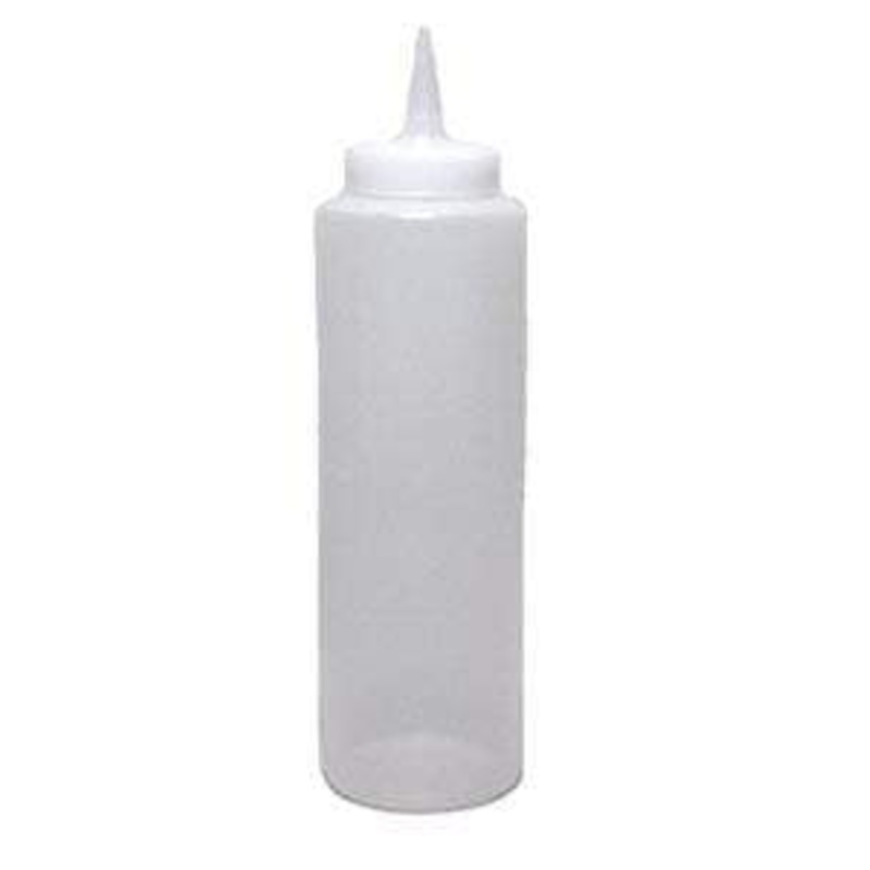 Tablecraft 12oz. Clear Squeeze Bottle