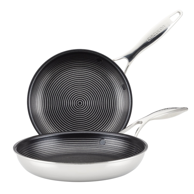 8.5″ & 10″ Tri-Ply Clad Nonstick Frying Pan Set