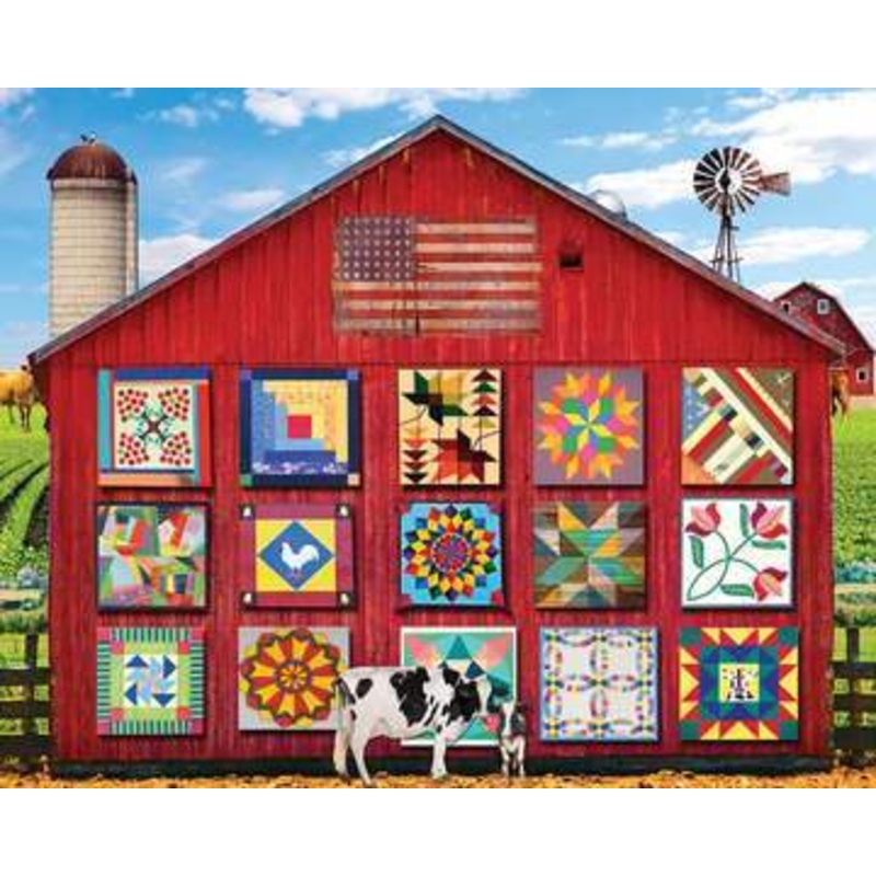 Barn Quilts, 1,000 Piece Puzzle