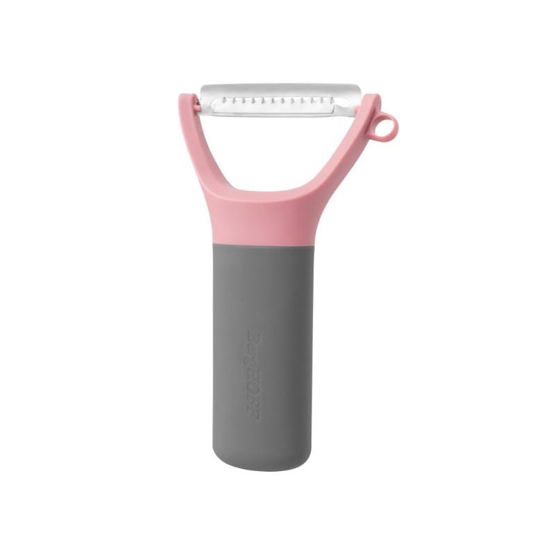 BergHOFF Leo 5″ Stainless Steel Julienne Peeler, Pink