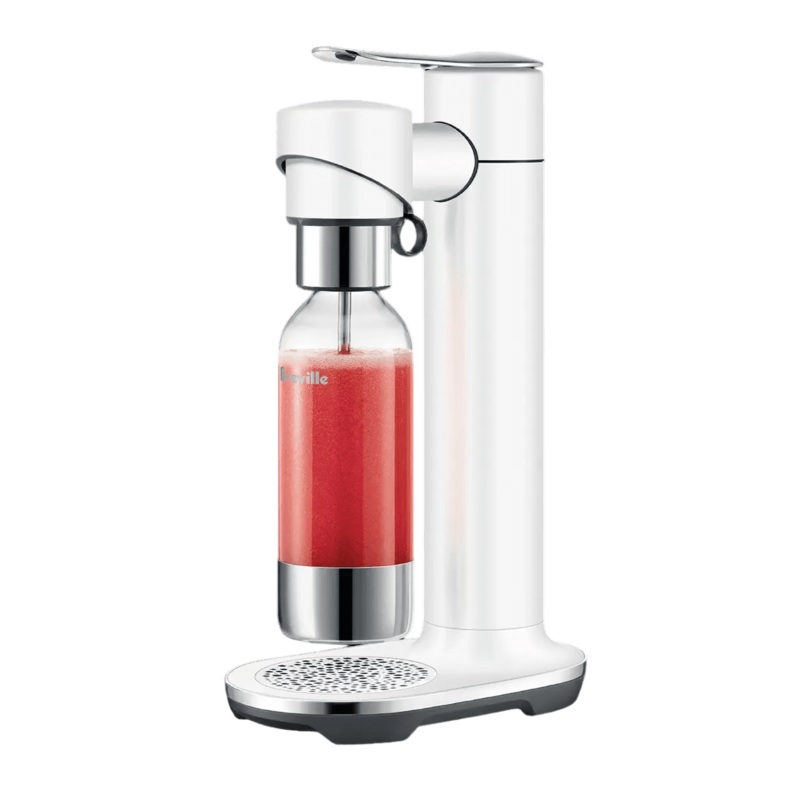 Breville the InFizz FusionSoda Machine with FusionCap, Sparking Water Maker BCA800SST0ZNA1 (Sea Salt)