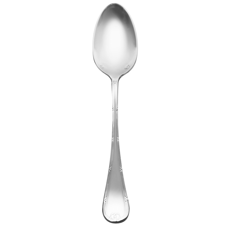 Chef & Sommelier T4810 Orzon 5 3/8″ 18/10 Extra Heavy Weight Stainless Steel European Size Teaspoon by Arc Cardinal – 12/Pack