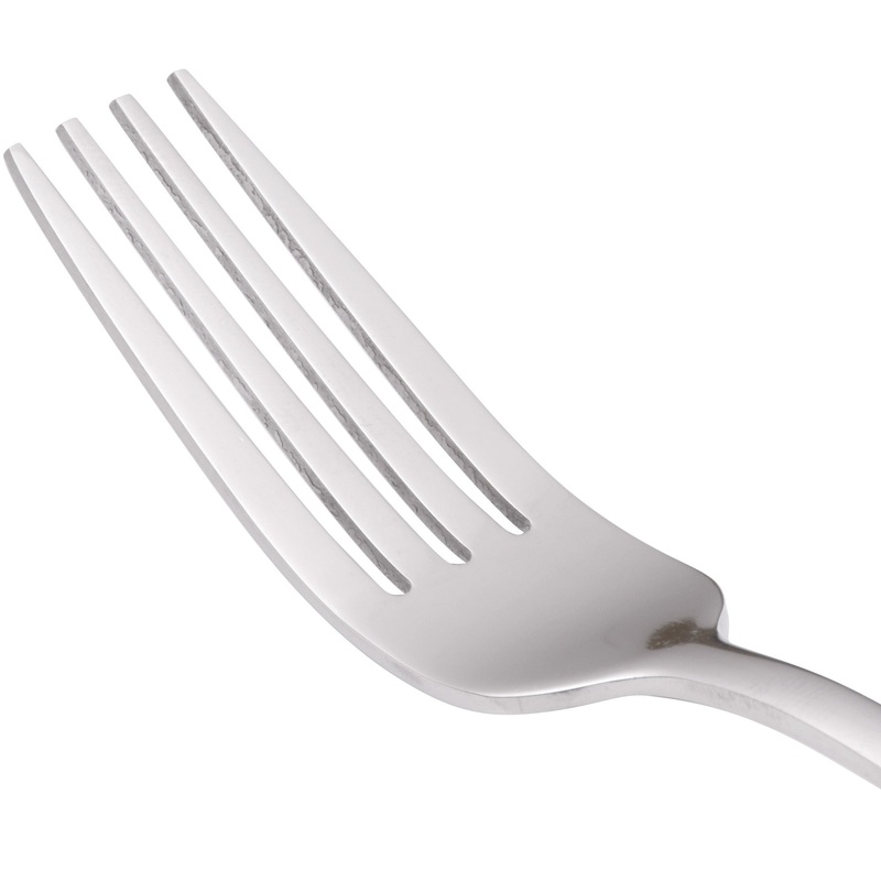 World Tableware 965 030 Columbus 7 1/4″ 18/0 Stainless Steel Heavy Weight Utility / Dessert Fork – 12/Pack