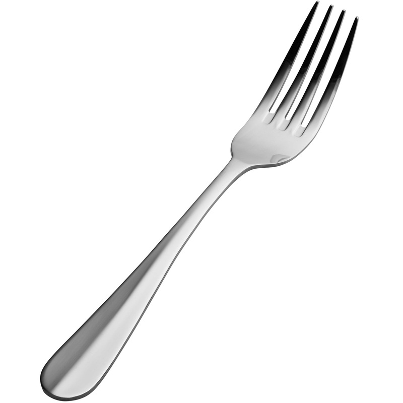 Bon Chef SBS106 Monroe 8 1/8″ 18/0 Extra Heavy Weight Bonsteel European Dinner Fork – 12/Pack