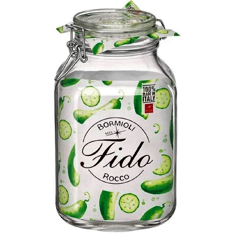 Bormioli Rocco Fido Jar – 3L (101.5 oz.) – Clear