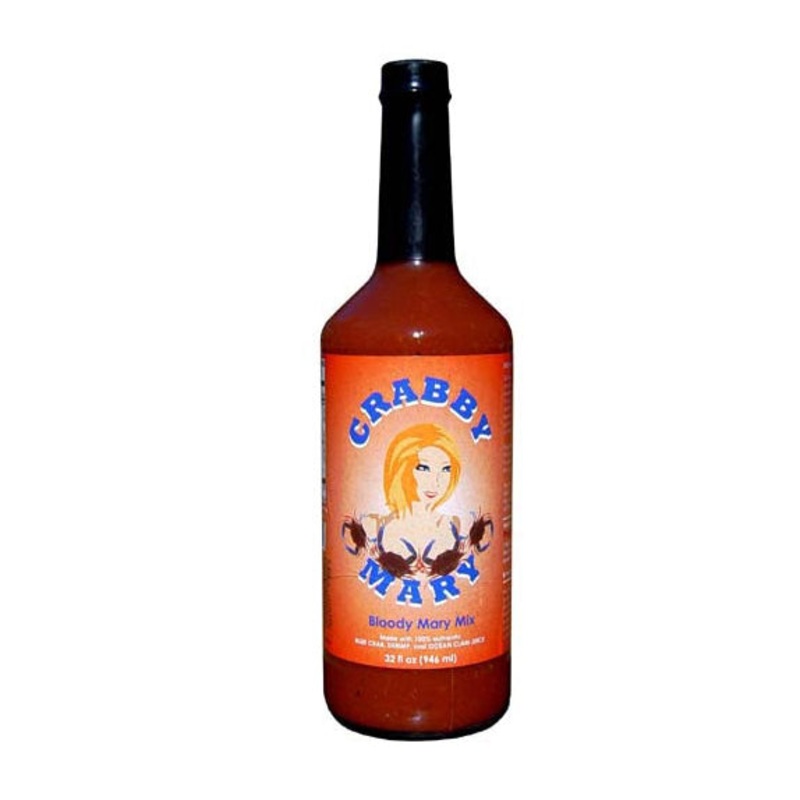 Crabby Mary Bloody Mary Mix Made With Blue Crab, Shrimp And Ocean Clam Juice – 32 oz