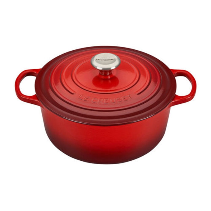 Le Creuset Signature Round Dutch Oven 5.5 qt – Cerise