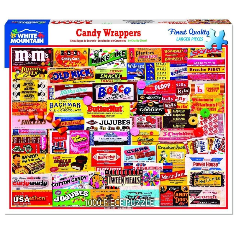 Puzzle 1,000 piece inCandy Wrappersin