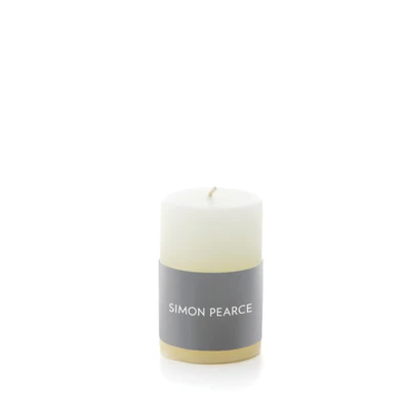 Simon Pearce Pillar Candle – Ivory 2″ x 3″