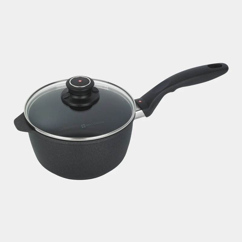 Swiss Diamond – XD Nonstick Saucepan with Glass Lid – INDUCTION