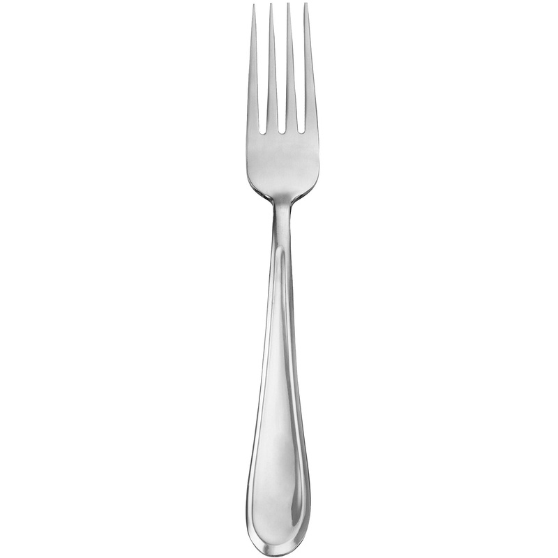 Walco 0405 Orbiter 8 1/8″ 18/0 Stainless Steel Extra Heavy Weight Dinner Fork – 12/Pack