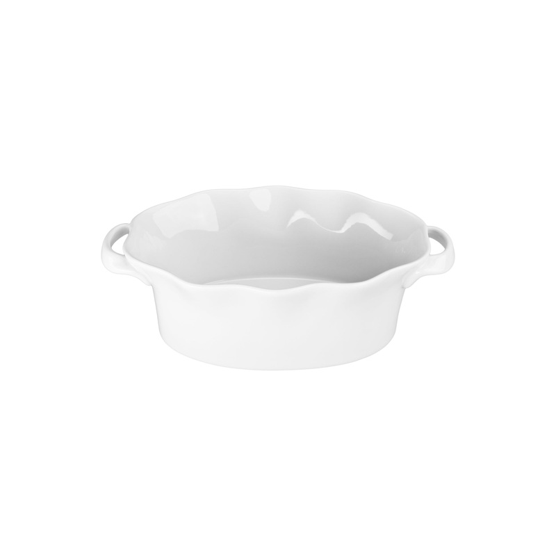 Wavy Oval Deep Baker – 1.5 qt