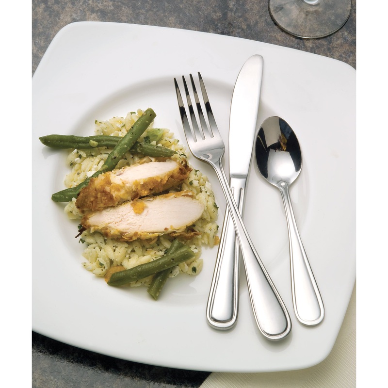 World Tableware Brandware 162 001 Huron 6 1/8″ 18/0 Stainless Steel Heavy Weight Teaspoon – 12/Pack