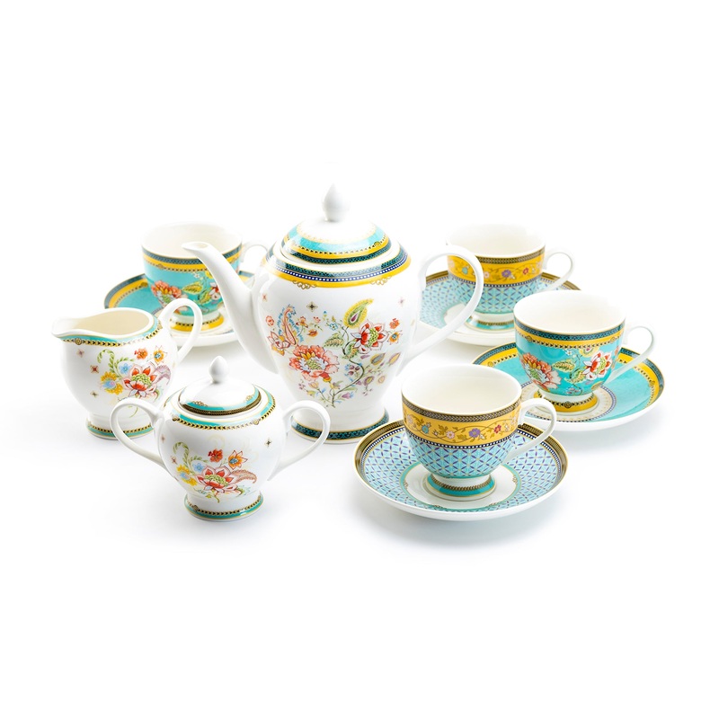 Emperor’s Garden Fine Porcelain Tea Set