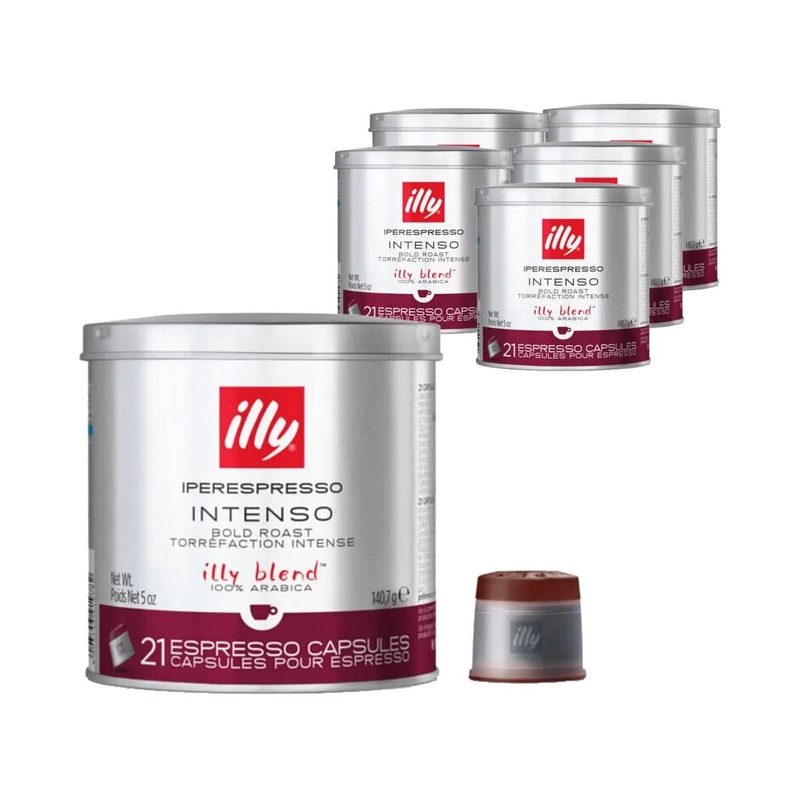 Illy Iperespresso Intenso Dark Espresso Capsules (Bulk Case of 126)