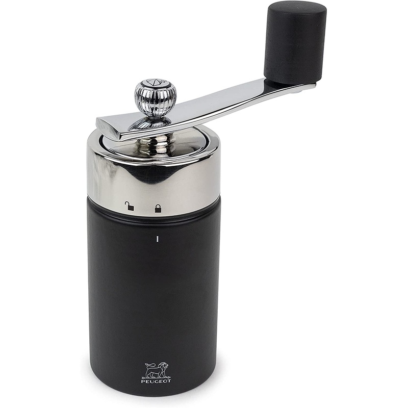 Peugeot Isen Nutmeg Mill, Wood, Black – 15cm/5.9″