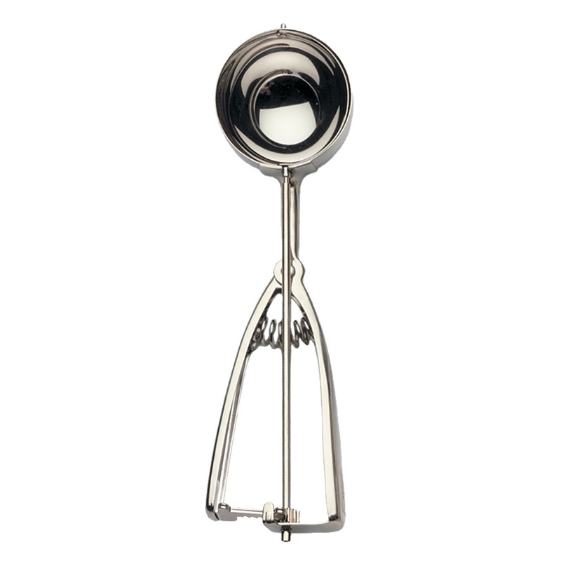 RSVP Endurance 18/8 Stainless Steel Spring Release Scoop 2.5 Inch #12