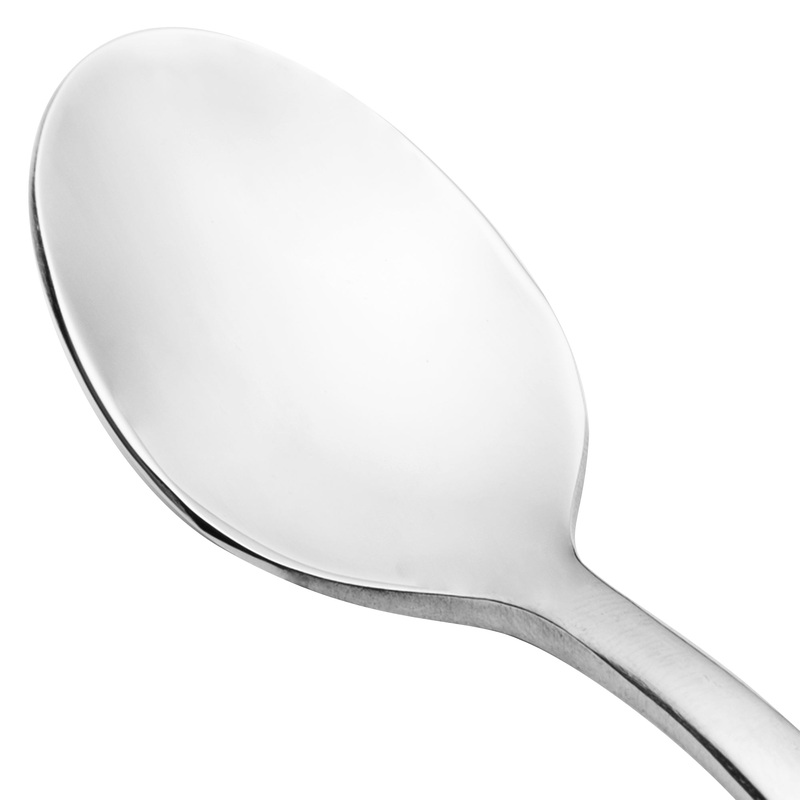 Walco 9429 Lancer 4 3/8″ 18/10 Stainless Steel Extra Heavy Weight Demitasse Spoon – 12/Pack