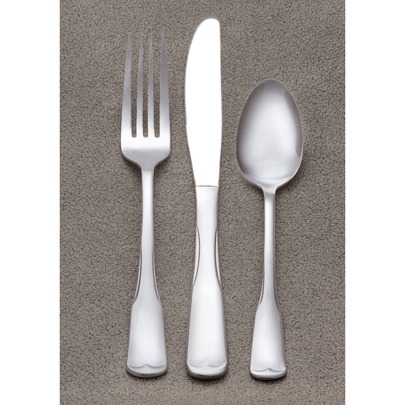 World Tableware Brandware 149 001 Kendra 6 3/8″ 18/0 Stainless Steel Medium Weight Teaspoon – 12/Pack
