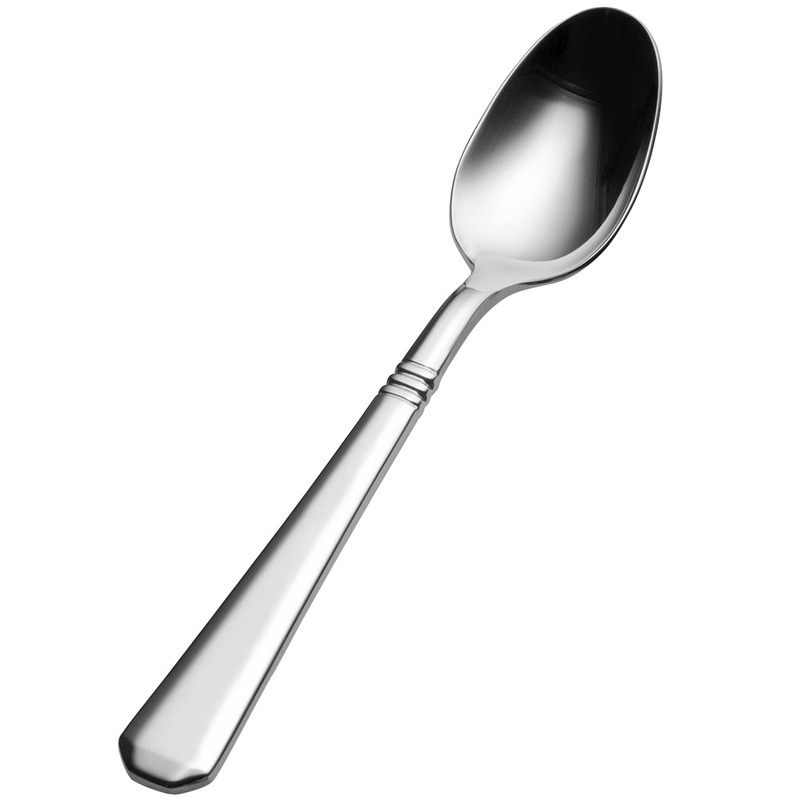 Bon Chef S3400 Cordoba 6 5/8″ 18/10 Stainless Steel Teaspoon – 12/Pack