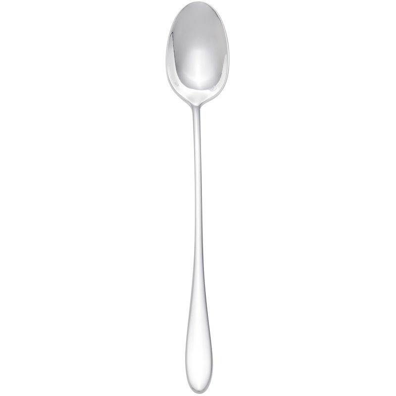 Chef & Sommelier T0418 Lazzo 7 1/8″ 18/10 Stainless Steel Extra Heavy Weight Iced Tea Spoon by Arc Cardinal – 12/Pack