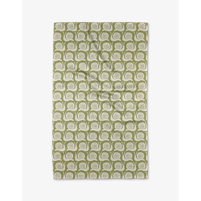 Geometry Snail Party Kitchen Tea Towel