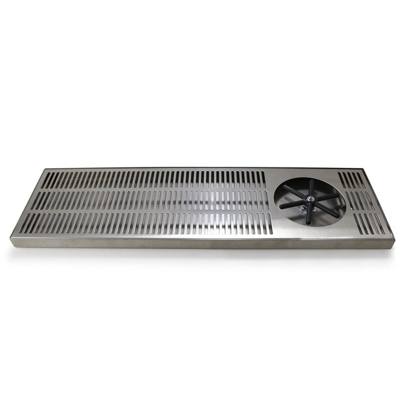 Krome Dispense Side Spray Glass Rinser Tray 610mm – C460
